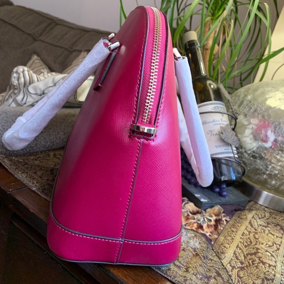 Authentic KATE SPADE leather top zip satchel/crossbody - Picture 9 of 13